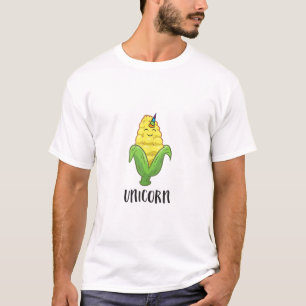 Lustiges Uni Mais Einhorn Mais Liebhaber Mais Land T-Shirt