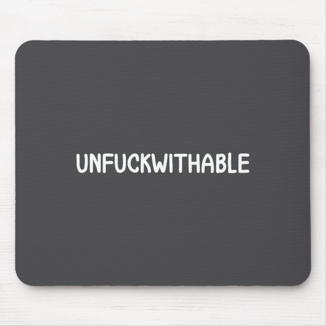 Lustiges unverständliches . Sarkastisches Witz-T-S Mousepad (Vorne)