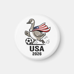 Lustiges USA 2026 Patriotisches Gänse-Meme-Design Magnet
