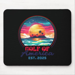 Lustiges Usa America Shirt Golf Von Us America Est Mousepad