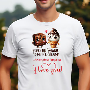 Lustiges Valentinsgeschenk für ihn Personalisiert  T-Shirt