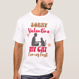 Lustiges Valentinsgeschenk für Katzenliebhaber – M T-Shirt