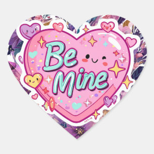 Lustiges Valentinstag-Sticker-Paket – Süßes Gesche Herz-Aufkleber