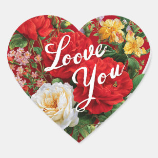 Lustiges Valentinstag-Sticker-Paket – Süßes Gesche Herz-Aufkleber