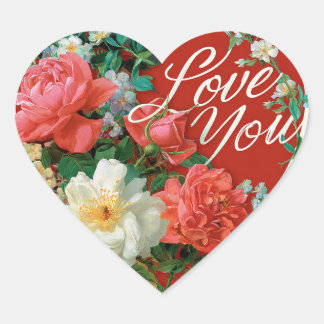 Lustiges Valentinstag-Sticker-Paket – Süßes Gesche Herz-Aufkleber