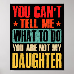 Lustiges Vater-Design für Väter Daddy Papa Männer Poster