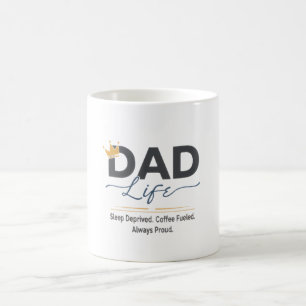 Lustiges Vaterleben-Kronen-Zitat - Schlafentzug Ka Kaffeetasse