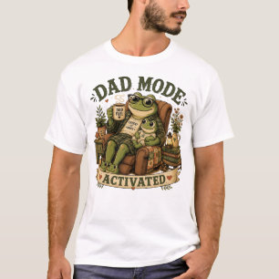 Lustiges Vatertags-Frosch-T-Shirt, Süßes Cottageco T-Shirt