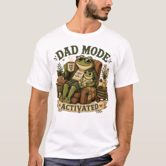 Lustiges Vatertags-Frosch-T-Shirt, Süßes Cottageco T-Shirt