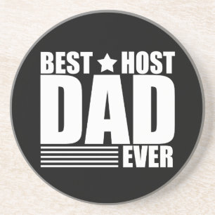 Lustiges Vatertagsgeschenk Bester Gastgeber Dad Ev Getränkeuntersetzer