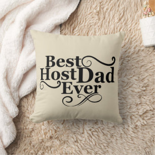 Lustiges Vatertagsgeschenk Bester Gastgeber-Vater Kissen