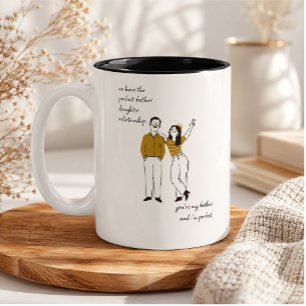 Lustiges Vatertagsgeschenk Zweifarbige Tasse