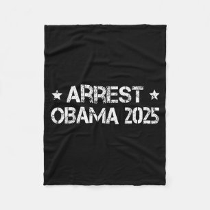 Lustiges Verhaften Obama 2025 Shirt Verhaften Obam Fleecedecke