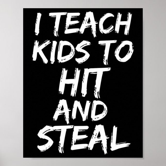 Lustiges Verkauf Coaching-Geschenk Ich bringe Kind Poster (Vorne)