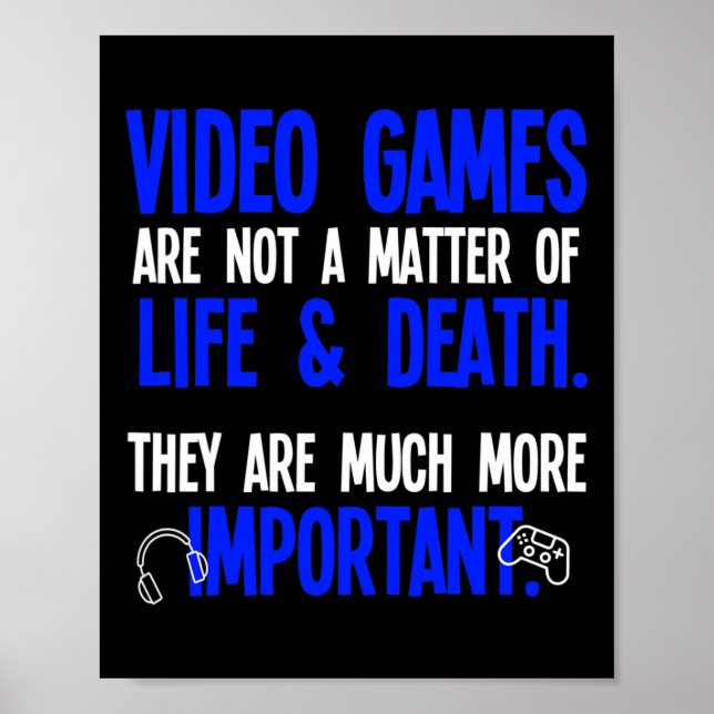 Lustiges Videospiel für PC-Konsole Gamer Geek  Poster (Vorne)