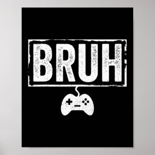 Lustiges Videospiel Männer Junge Gamer Lustig Gami Poster