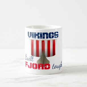 Lustiges Viking-Schiff "Fjord stark " Kaffeetasse