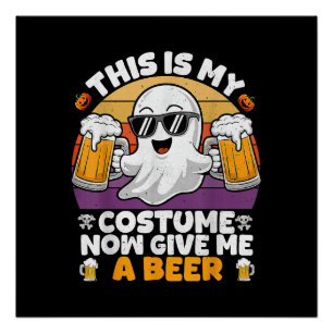 Lustiges Vintage Boo Poster
