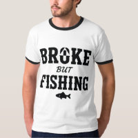 Lustiges Vintage-Brochen-Aber-Fischen-Zitat