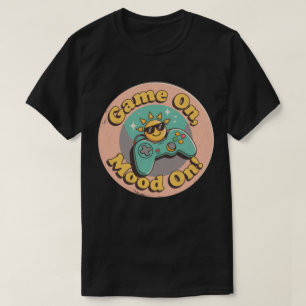 Lustiges Vintage-Game-On-Mood-On-Retro-Design T-Shirt