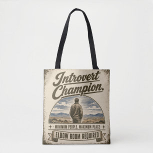 Lustiges Vintage-Introvert-Design