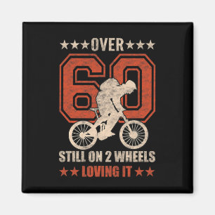 Lustiges Vintage-Mountainbike-Fahrrad für Männer Magnet