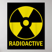 Lustiges Vintage Nostalgisches Radioaktives Atomkr