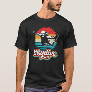 Lustiges Vintage-Skydiving Retro-Parachutismus Fal T-Shirt