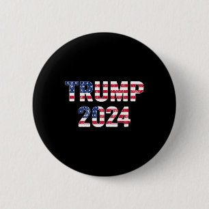 Lustiges Vintage-Trump-Geschenk zur Wahl 2024 für Button