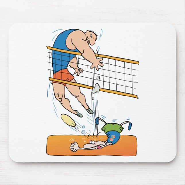 Lustiges Volleyball-Geschenk Mousepad (Vorne)