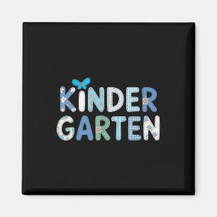 Lustiges vornehmes Kindergarten-Lehrer-Team Zurück Magnet