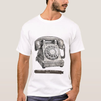 Lustiges Wählscheibentelefon "Ruf Mich Nicht An, S T-Shirt