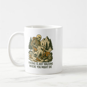 Lustiges Wandern, Geschenk für den Vatertag im Fre Kaffeetasse