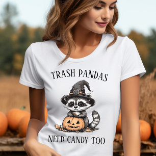 Lustiges Waschbär-Halloween-Shirt T-Shirt