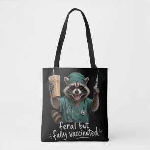 Lustiges Waschbär-Krankenschwester-Design