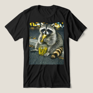 Lustiges Waschbär-Meme, das Pickles isst  Tri-Blend Shirt