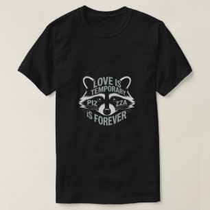 Lustiges Waschbär-Pizza-T-Shirt T-Shirt
