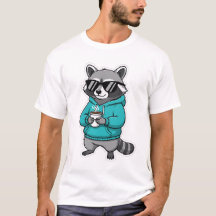 Lustiges Waschbär-Shirt | Geschenk für Kaffeeliebh