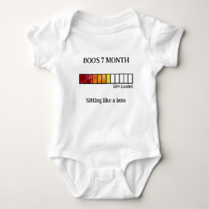 Lustiges Watercolor-Baby-Meilenstein-Body   7 Mona Baby Strampler
