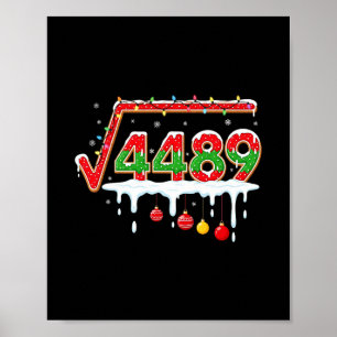 Lustiges Weihnachten 67 Meme Quadratwurzel 4489 Sl Poster