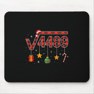 Lustiges Weihnachten 6 7 Six Seven Meme Quadratwur Mousepad