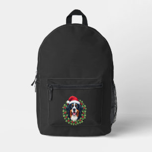 Lustiges Weihnachten Berner Sennenhund Tank Top Bedruckter Rucksack