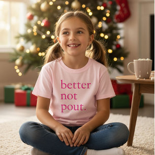 Lustiges Weihnachten Besser nicht schmollen Einfac T-Shirt
