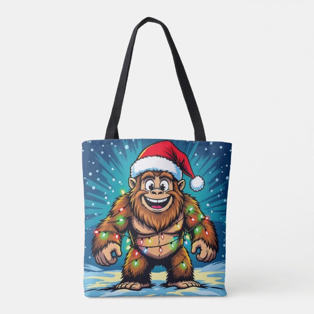 Lustiges Weihnachten Bigfoot   (Rückseite)