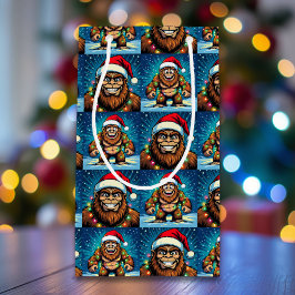 Lustiges Weihnachten Bigfoot Sasquatch Kleine Geschenktüte