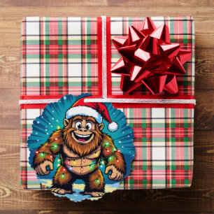 Lustiges Weihnachten Bigfoot Sasquatch Ornament Karte