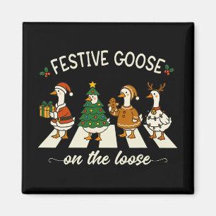Lustiges Weihnachten Dummer Gans Meme Festliche Ga Magnet