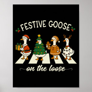 Lustiges Weihnachten Dummer Gans Meme Festliche Ga Poster