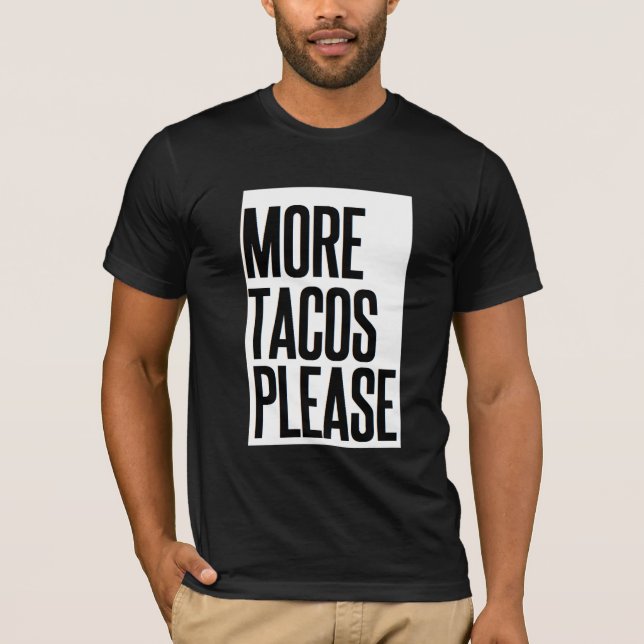 Lustiges Weihnachten Feliz Navidad mehr Tacos T-Shirt (Vorderseite)