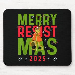 Lustiges Weihnachten Fröhliches Resistmas 2025 Por Mousepad